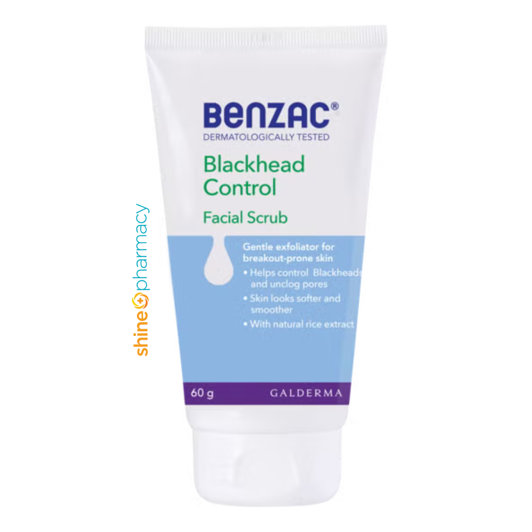 Benzac Blackheads Control Facial Scrub 60gm