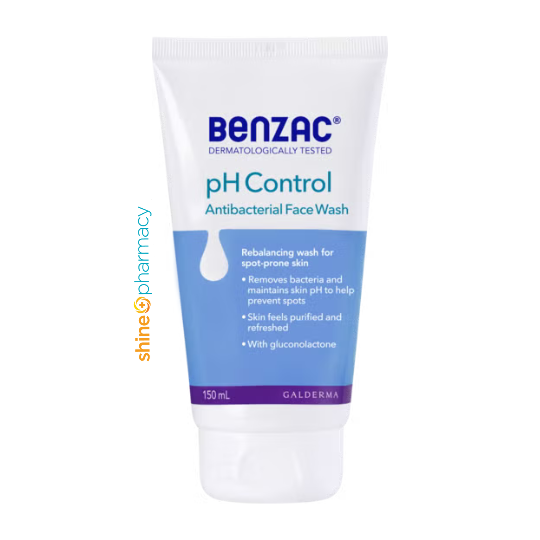 Benzac Ph Control Antibacterial Face Wash 150ml