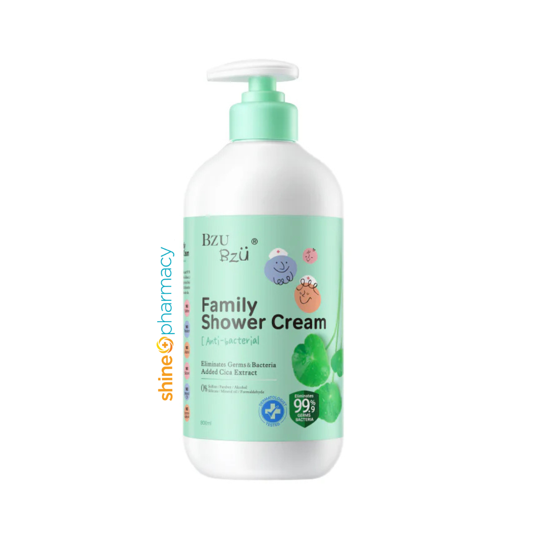 Bzu Bzu Family Shower Cream (Antibacterial) 800ml