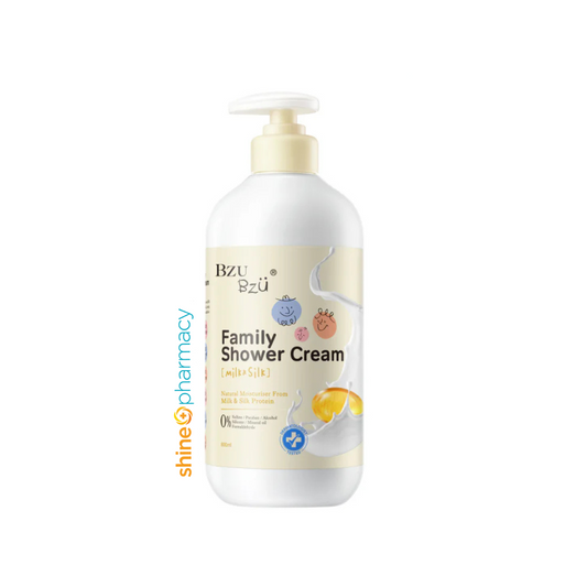 Bzu Bzu Family Shower Cream (Milk&silk) 800ml