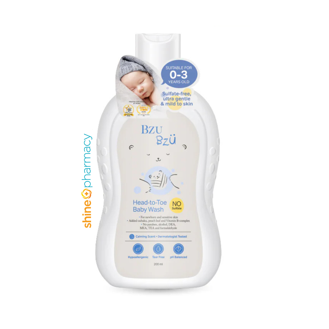 Bzu Bzu Head To Toe Baby Wash 200ml