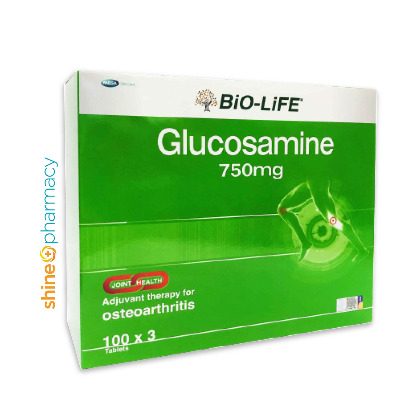 Bio-Life Glucosamine 750mg 3x100s