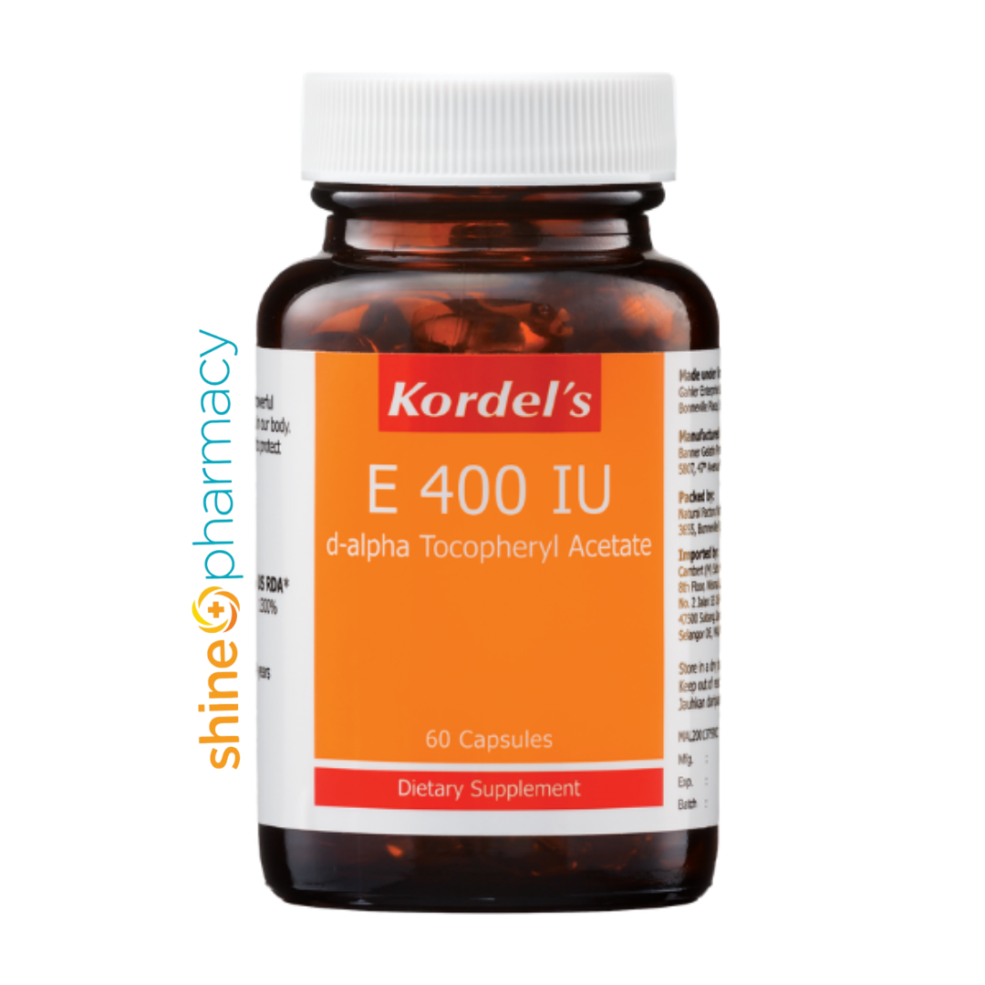 Kordel's Vitamin E 400iu 60s