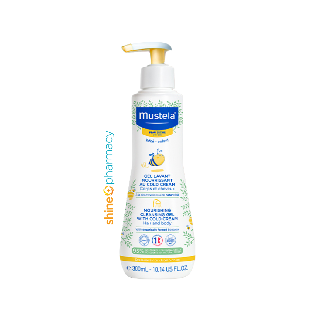 Mustela Nour Cleansing Gel W Cold Cream 300ml