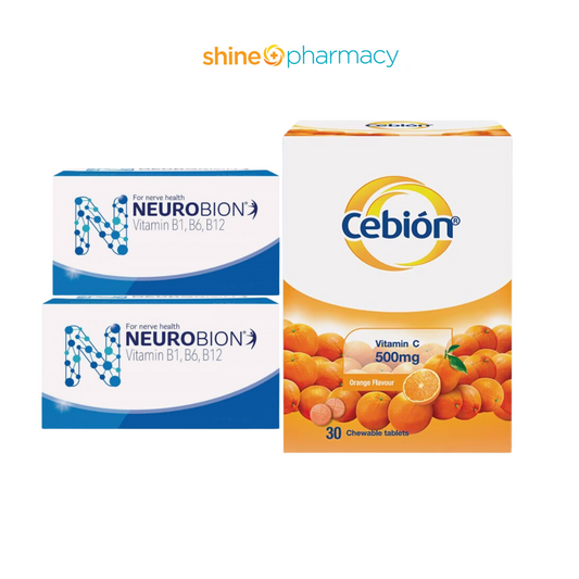 Neurobion Tab 2x60s + Cebion Chewable Tab 30s