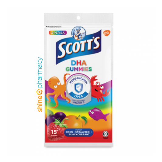 Scott's DHA Gummies Zip [assorted] 15s