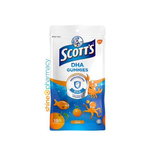 Scott's DHA Gummies Zip [orange] 15s