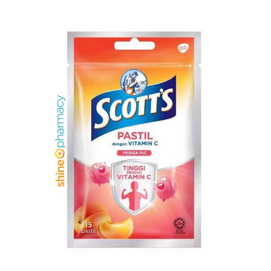 Scott's Vitamin C Zipper Pack [peach] 15s