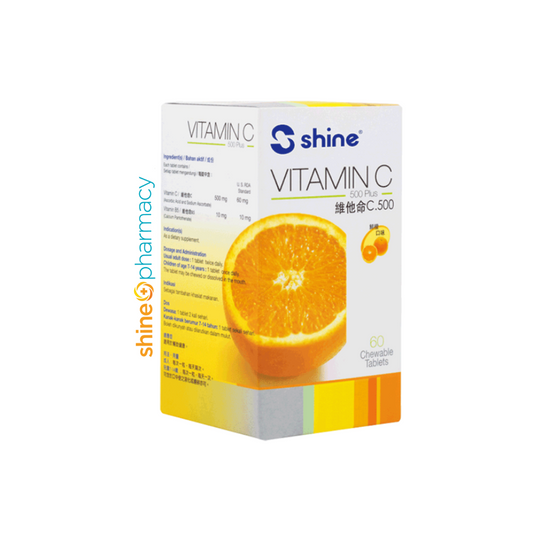 Shine Vitamin C 500 Plus 60s