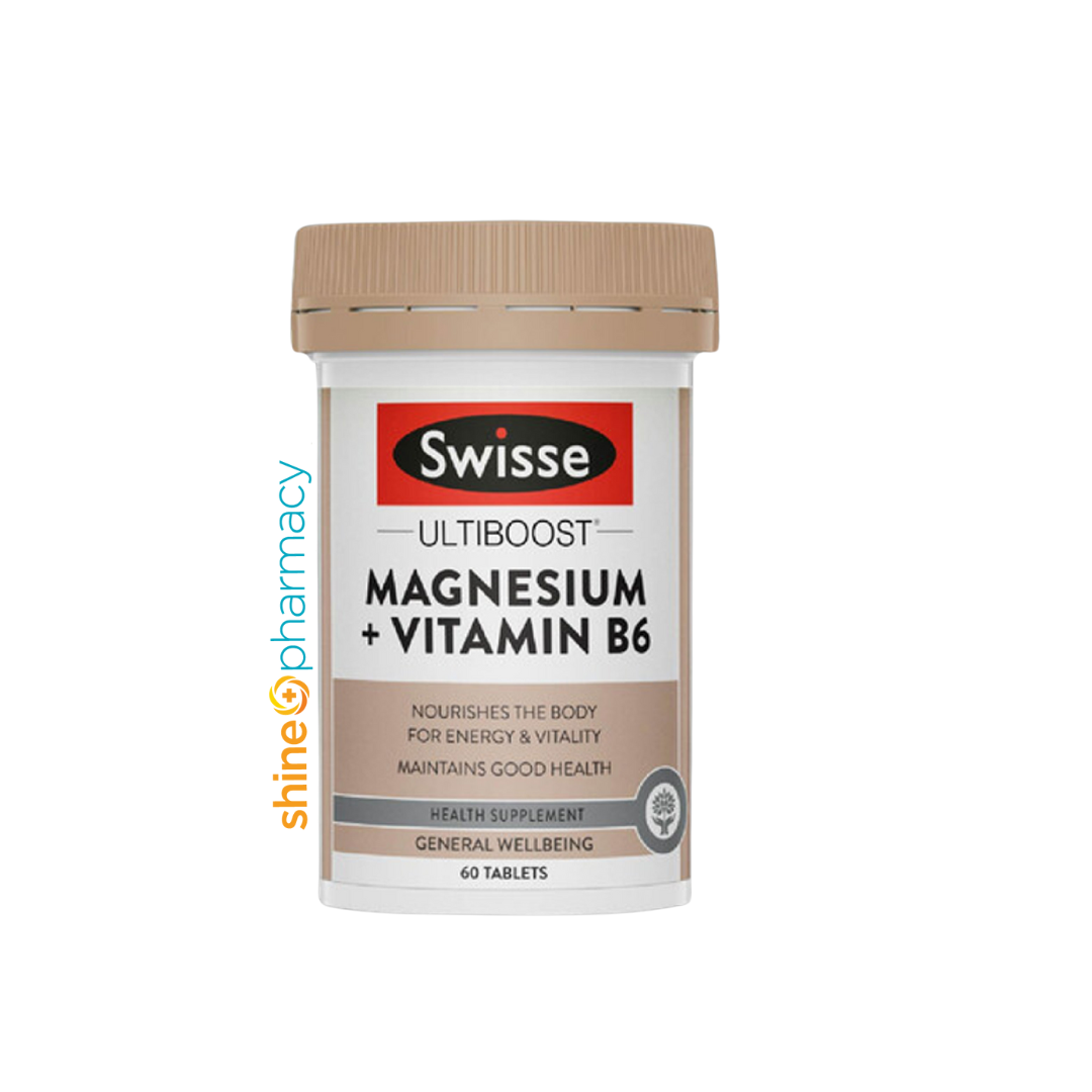 Swisse UB Magnesium + Vit B6 60s