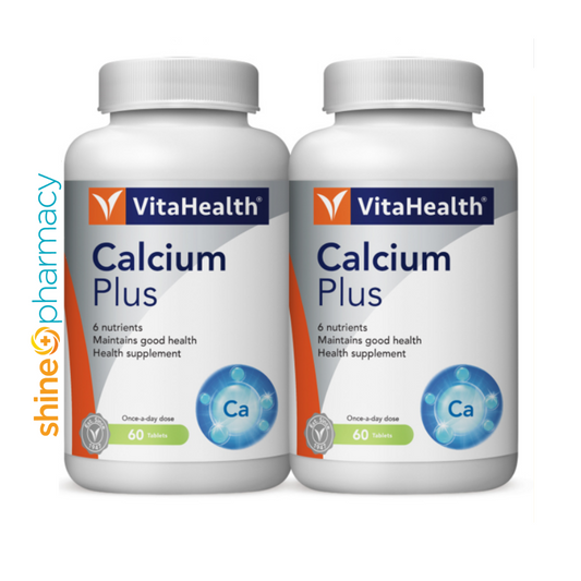 Vitahealth Calcium Plus 2x60s