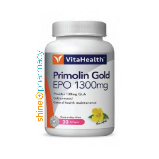 Vitahealth Evening Primrose Oil 1300mg 30s