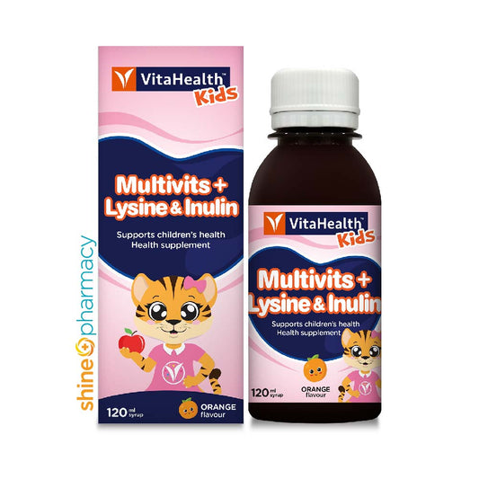 Vitahealth Kids Multivits+ Lysine & Inulin 120ml