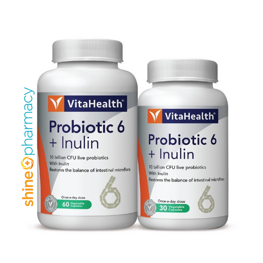 Vitahealth Probiotic 6 + Inulin 60s+30s