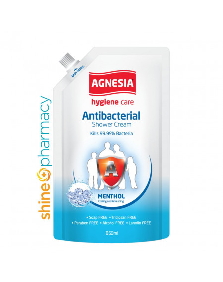 Agnesia Hygiene Care Antibacterial Shower Cream (Menthol) 850ml