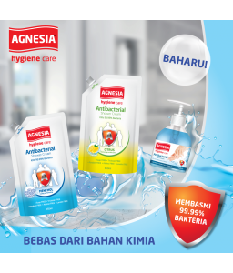 Agnesia Hygiene Care Antibacterial Shower Cream (Citrus) 850ml