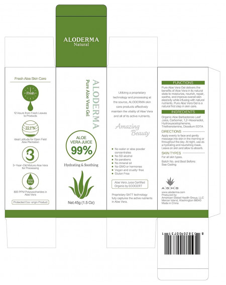 Aloderma Pure Aloe Vera Gel 45gm