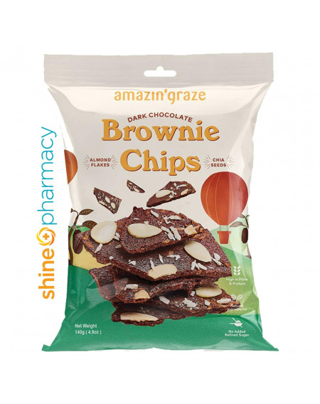 Amazin' Grace Dark Chocolate Brownie Chips 140gm