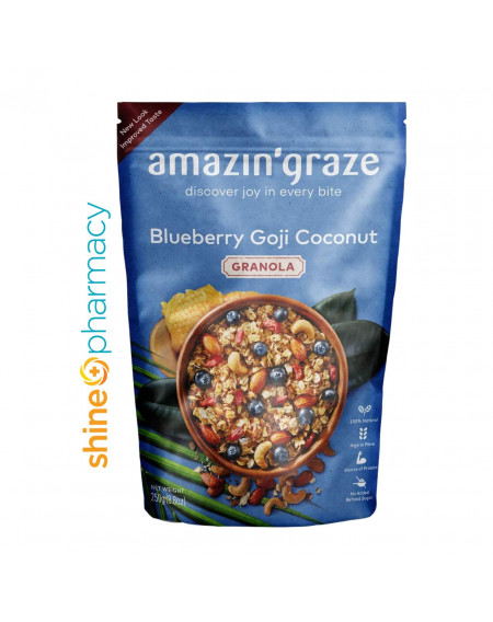 Amazin' Grace Granola Blueberry Goji Coconut 250gm