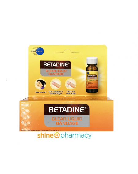 Betadine Clear Liquid Bandage 8g