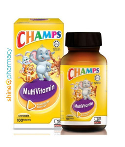 Champs Multivitamin Chewable 100s (Pineapple)