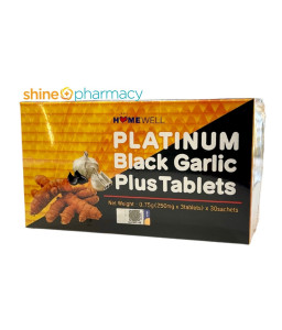 Homewell Platinum Black Garlic Plus Tablets 30x3s (Box)