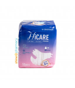 HiCARE Adult Diapers Premium M 10s