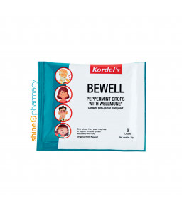 Kordel's BeWell Wellmune Peppermint Drops 20gm
