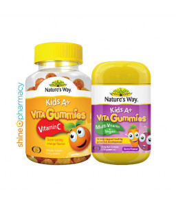 Nature's Way Kids A+ Vitagummies 120s + Vitamin C 120s