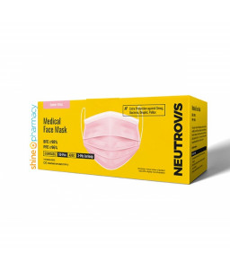 Neutrovis Medical 3ply Face Mask 50s (Sweet Pink)