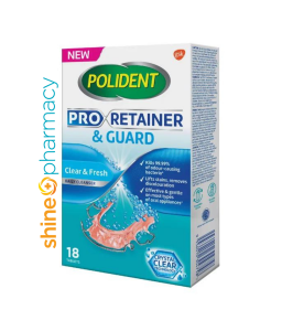 Polident Pro Retainer & Guard Cleanser 18s