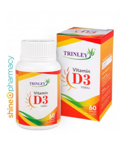 Trinley Vitamin D3 1000iu 60s + Free Gift