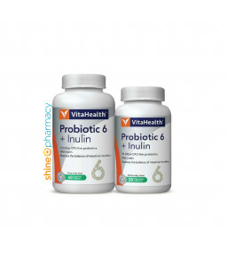 VitaHealth Probiotic 6 + Inulin 60s+30s