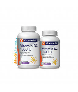 Vitahealth Vitamin D3 1000IU 60s+30s