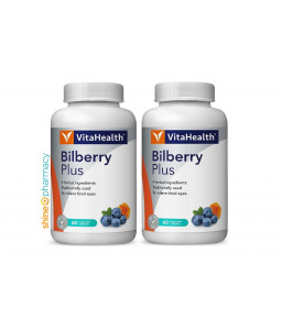 Vitahealth Bilberry Plus 2x60s