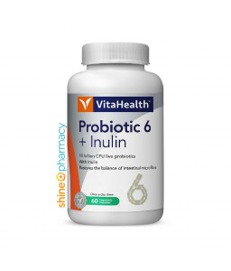 VitaHealth Probiotic 6 + Inulin 60s