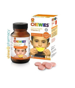Chewies Vitamin C 100mg Tab (Orange) 30s