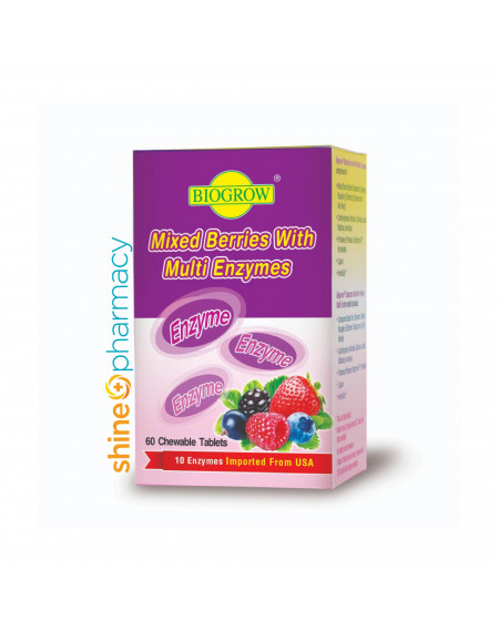 Biogrow® Mixed Berries with Multi Enzymes 60s