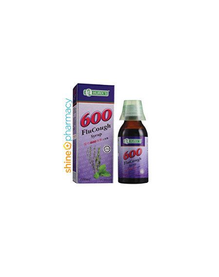 Hurix's 600 FluCough Syrup Improved 100mL