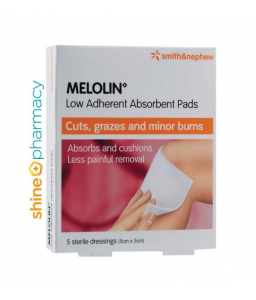 S&N Melolin Absorbent Pads 10cmX10cm 5s