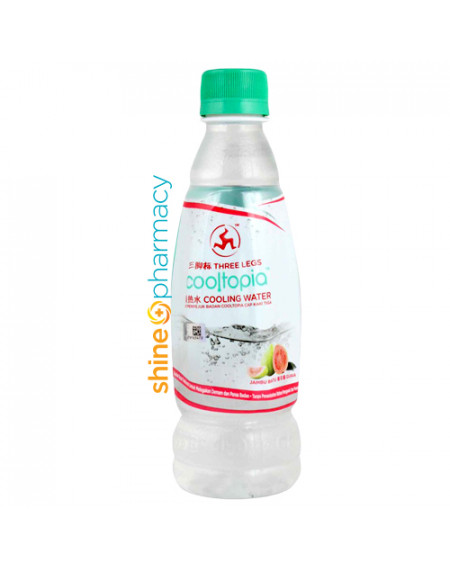 Three Legs Cooltopia Cooling Water 320ml (Guava) 