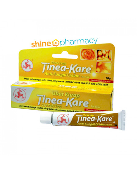 Three Legs Tinea-Kare Antifungal Cream 10g