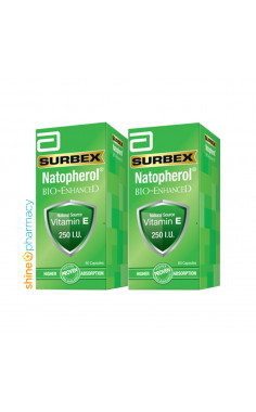 Abbott Surbex Bio-Enhanced Natopherol E 250 2x60s