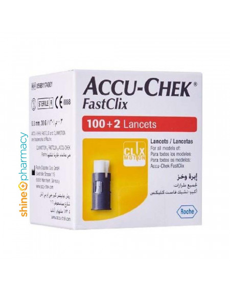 Accu Chek Fastclix Lancet 17x6s (box)