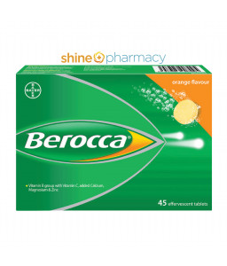 Berocca Effervescent Orange Tablets 45s
