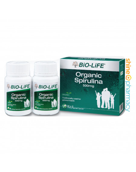 BiO-LiFE Organic Spirulina 30sx2