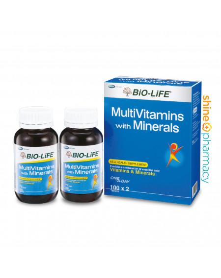 BiO-LiFE Multivitamins & Minerals 100sx2