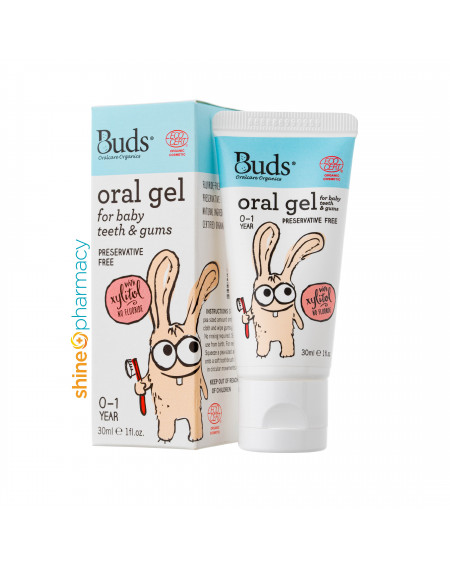 Buds OralCare Organics Oral Gel for Baby Teeth and Gums 30mL