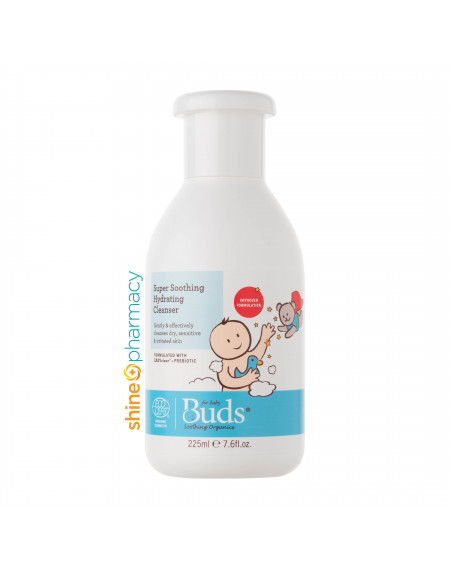 Buds Soothing Organics Super Soothing Hydrating Cleanser 225mL