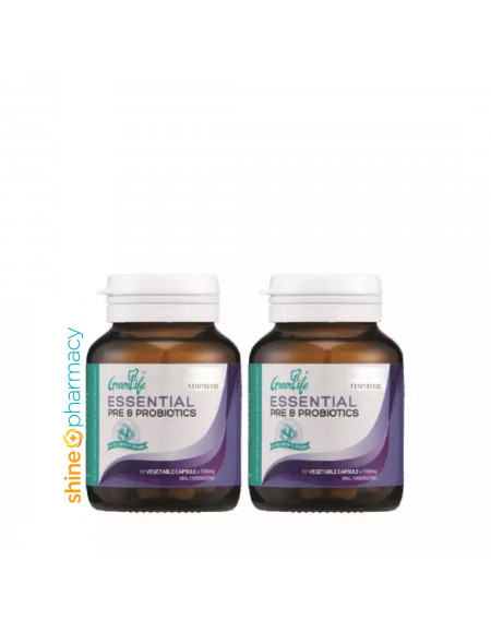 Greenlife Essential Pre & Probiotics Capsules 2x30s